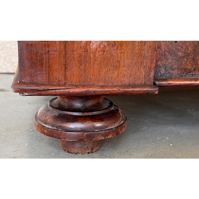 19th Century French Walnut Neoclassical Petit File Cabinet, A Pair For Sale In Miami - Image 6 of 18