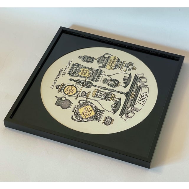 Contemporary Fornasetti Zodiac Libra Silk Screen Print For Sale - Image 3 of 8