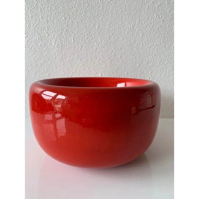 1970s Timo Sarpaneva for Rosenthal Studio Line Rocking Pottery Bowl For Sale - Image 9 of 9