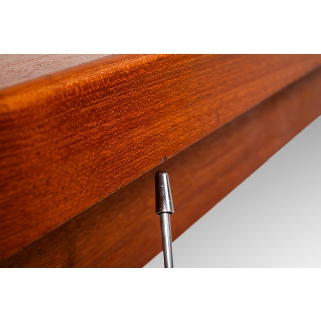 Mid-Century Danish Modern Expansion Dining Table in Teak W/ Stow in Table Leaves Attributed to Henning Kjaernulf for Vejle Stole , Denmark, C. 1960s For Sale - Image 12 of 15