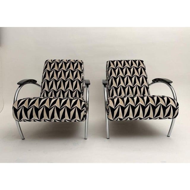 Steel Tube 5470 Armchairs from Gelderland, Netherlands, 1990, Set of 2 For Sale - Image 6 of 18