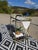 Rolling Serving Cart in Gilded Metal and Glass, 1980s For Sale - Image 9 of 17