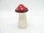 Sturdy, self-standing ceramic mushroom Appears to be unglazed No chips nor cracks nor crazing Discolored blotches on stem,...