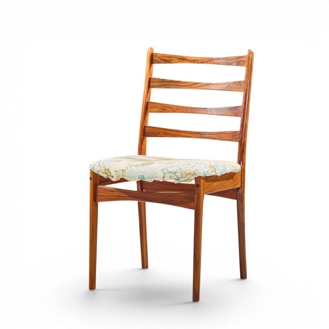Dyrlund Style Mid Century Rosewood Dining Chairs - Set of 6 For Sale In Chicago - Image 6 of 10
