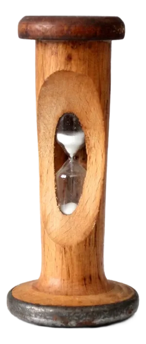 Antique Roberts & Hirst Wooden Textile Spool Hourglass