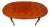 Regency Oval Extendable Dining Table, 1980s For Sale