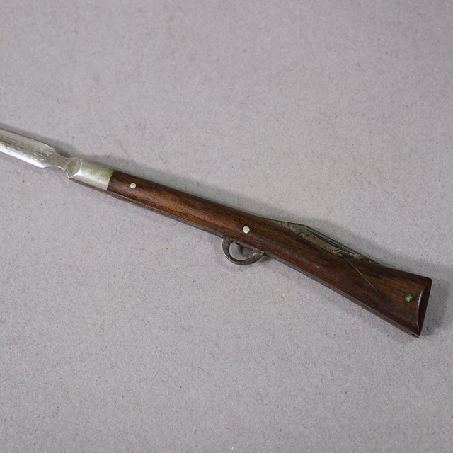 Antique Rifle-Form Letter Opener and Folding Pocket Knife Ca. 1900 For Sale - Image 4 of 9
