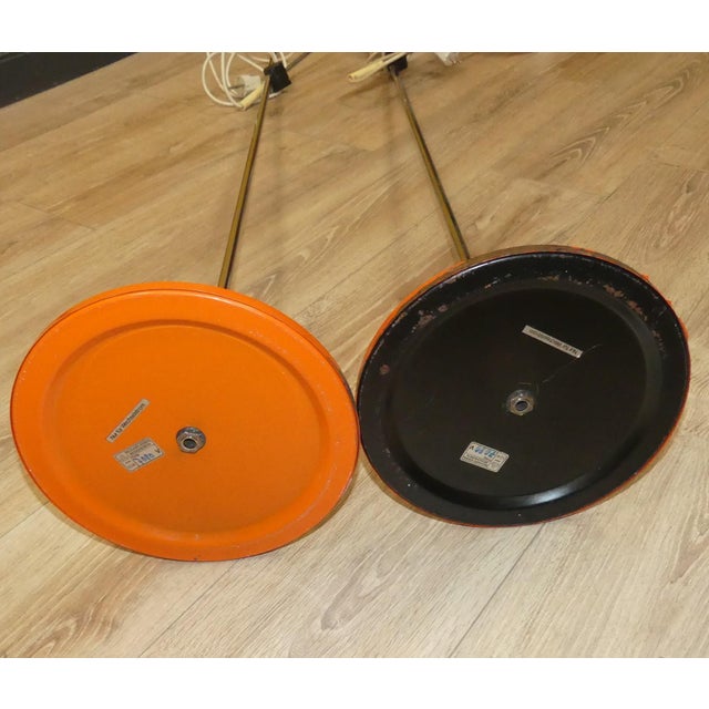 Orange Floor Lamps by Richard Essig, 1970s, Set of 2 For Sale - Image 10 of 13