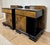 1940s Art Deco Nightstands with Columns, 1940, Set of 2 For Sale - Image 5 of 12