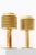 This rare pair of table lamps, model b-142, designed by hans-agne jakobsson and produced by his own firm in markaryd,...