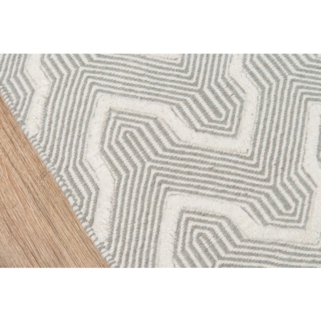 Erin Gates by Momeni Langdon Prince Grey Hand Woven Wool Area Rug 8′6