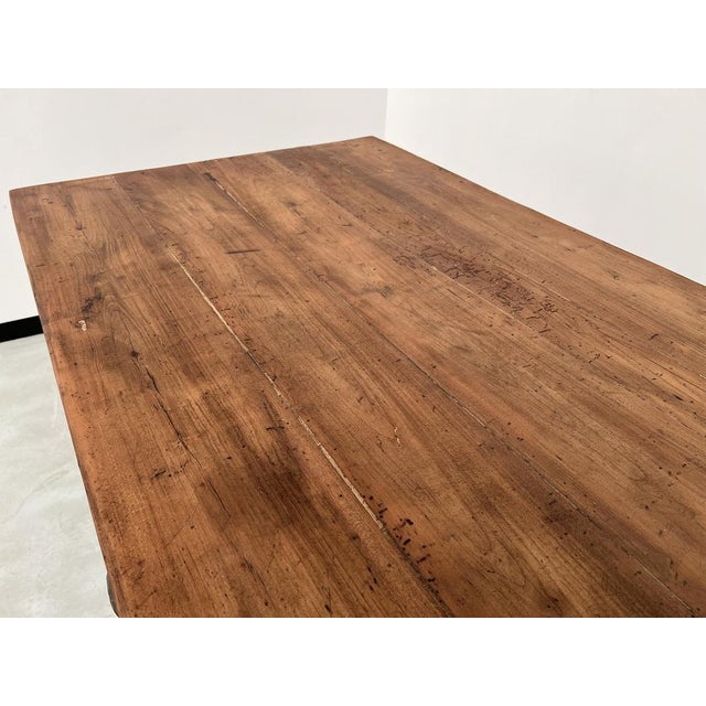 Work Table in Cherry and Acacia, 1930s For Sale - Image 14 of 18