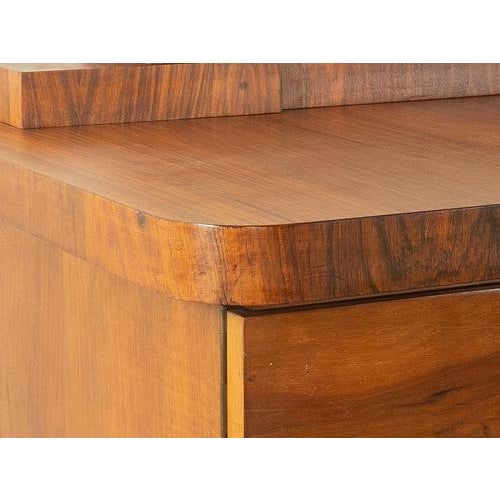 Brown Art Deco Sideboard in Burr Walnut Veneer, 1920s For Sale - Image 8 of 12