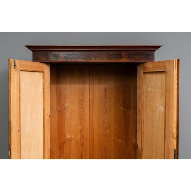 Gründerzeit Wardrobe in Walnut For Sale - Image 10 of 18