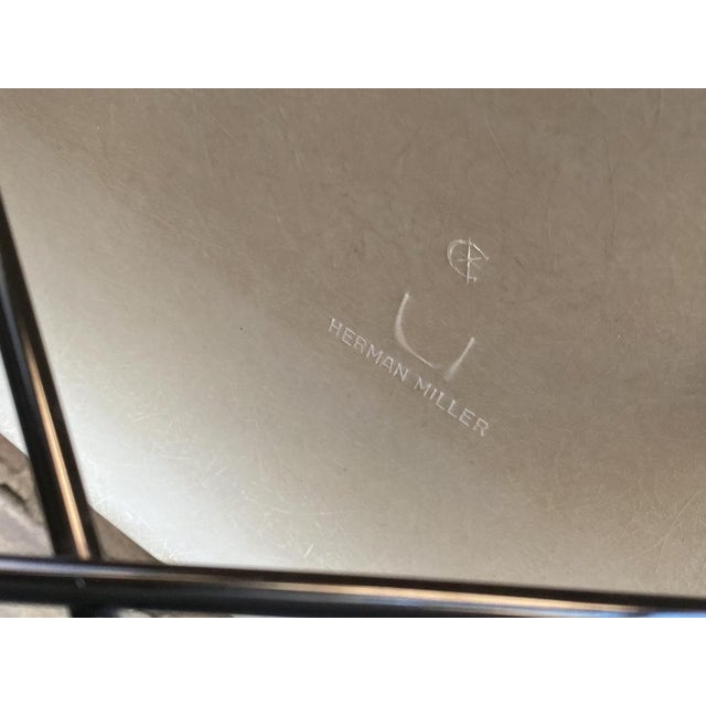 Vintage Fiberglass Armchair in Parchment by Charles Eames for Herman Miller, 1970s For Sale - Image 6 of 16