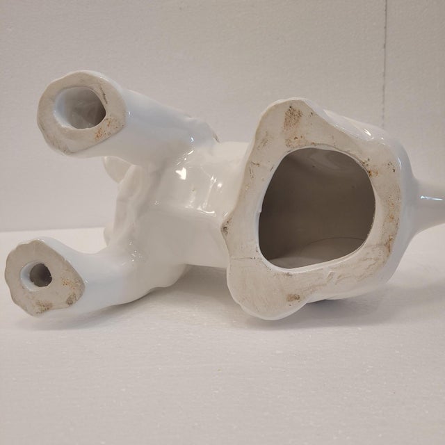 Ceramic Basset Hound Sculpture, Germany, 1940s For Sale - Image 10 of 13