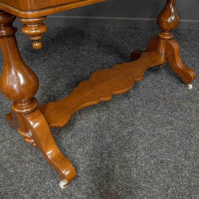 A very attractive Victorian mahogany washstand. There is a shaped gallery to the back and side and with two drawers with...