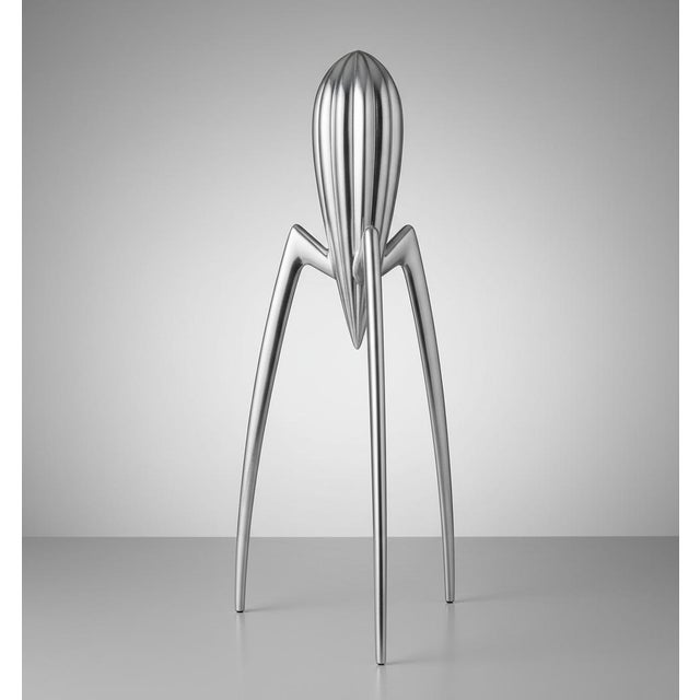 This iconic science fiction like object was designed by Philippe Starck, a French designer, for the Italian company Alessi...