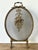 Vintage Baroque Gilt Tipped Fire Screen For Sale - Image 9 of 9