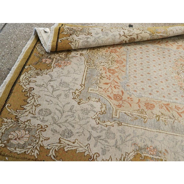 Galerie Shabab Collection Early 20th Century Turkish Souf Hereke Rug For Sale - Image 10 of 10