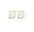 10K Yellow Gold Princess-cut Composite 18-stone Diamond Earrings (0.25 CTTW, J-K color, I2-I3 clarity) For Sale - Image 4 of 4