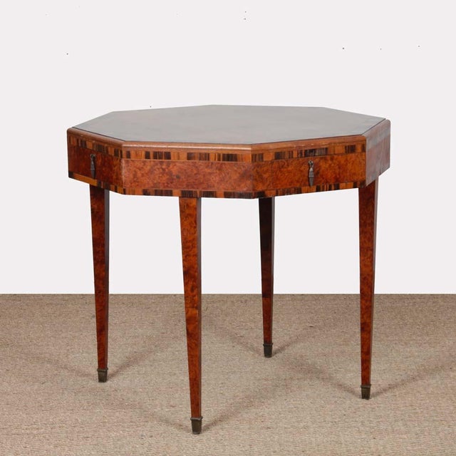 Art Deco Marquetry Games Table, 1930s For Sale - Image 10 of 10