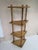 1970s Hollywood Regency Faux Bamboo Corner 4 Tier Bookshelf For Sale - Image 12 of 13