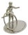 Vintage Dutch Handmade Genuine Silver 835 Child with Hoop Figurine, 1970s For Sale