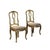 Brown Set of 20th Century Padded Gilded Wood Chairs, Italy For Sale - Image 8 of 8
