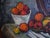Post Impressionist Vintage Anita Rose Lilien Expressionist Still Life With Fruit and Wine Bottle For Sale - Image 3 of 6