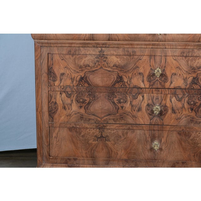 Tan 19th Century French Louis Philippe Walnut Commode For Sale - Image 8 of 11