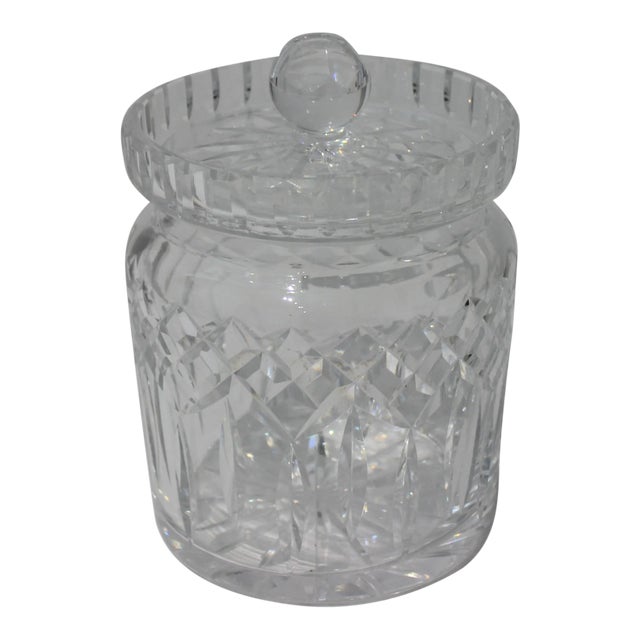 Vintage American Cut Glass Biscuit Jar With Cover Chairish