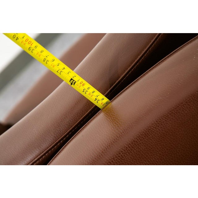 1960s Mid Century Danish Modern Lounge Chairs Set Leather N Eilersen Chocolate Brown 2 For Sale - Image 12 of 12