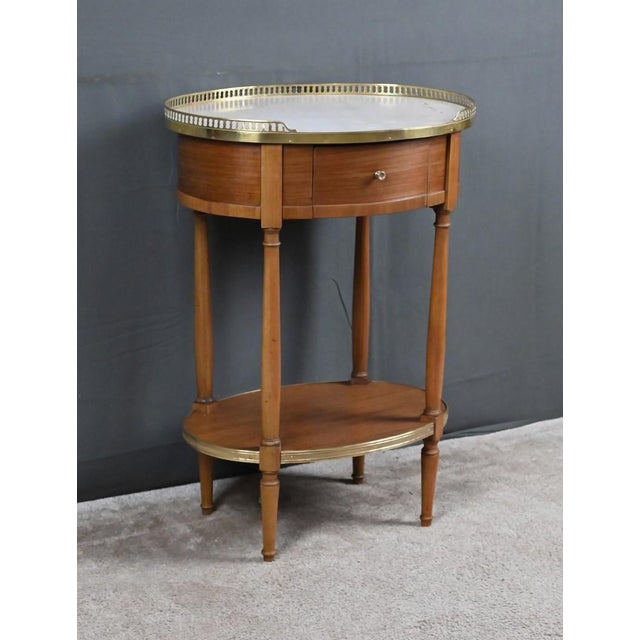 Louis XVI Style Mahogany Coffee Table, Late 19th Century For Sale - Image 3 of 18