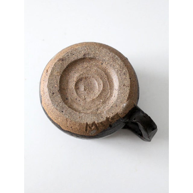 Vintage Studio Pottery Creamer For Sale - Image 6 of 11