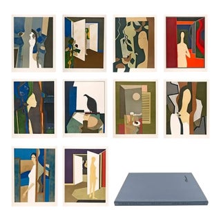 Andre Minaux "Helene" Portfolio 10 Lithographs S /N Deluxe Suite 1974 For Sale