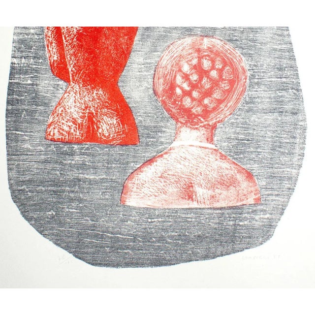 Donne a Ischia - Original Lithograph - 1952 1952 For Sale - Image 3 of 4