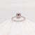 1.7Ct Ruby Ring With Earth Mined Diamonds Halo: Solid 14k Gold, Cushion Cut 7mm, Size 6.75 For Sale - Image 13 of 14