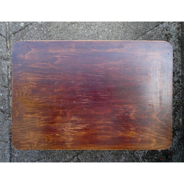 Brown Side Table by Kolomann Moser Sheet Music Holder for Kohn, 1905 For Sale - Image 8 of 11