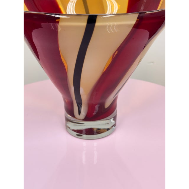 Waterford Evolution Collection Moroccan Breeze Art Glass Flared Bowl For Sale - Image 10 of 12