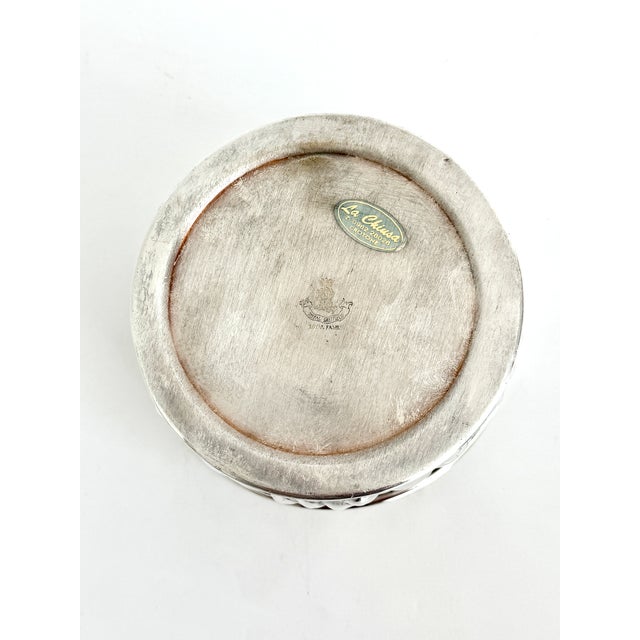 English Sheffield Vintage Silver Wine Bottle Coaster For Sale In Los Angeles - Image 6 of 6