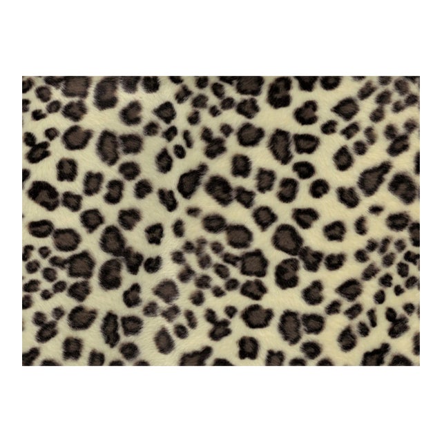 Ast Fabrics Cheetah Printed Pile Fabric, Faux Fur 34 Yard Lot For Sale