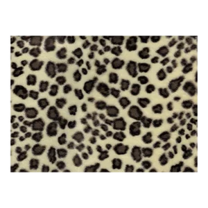 Ast Fabrics Cheetah Printed Pile Fabric, Faux Fur 34 Yard Lot