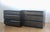 1990s Vintage Italian Giorgio Collection Snakewood Black Lacquered Three Drawer Nightstands Side Tables -a Pair For Sale - Image 10 of 18