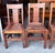 Mission 1920s Mission Oak Craftsman Set of 5 Dining Chairs For Sale - Image 3 of 10