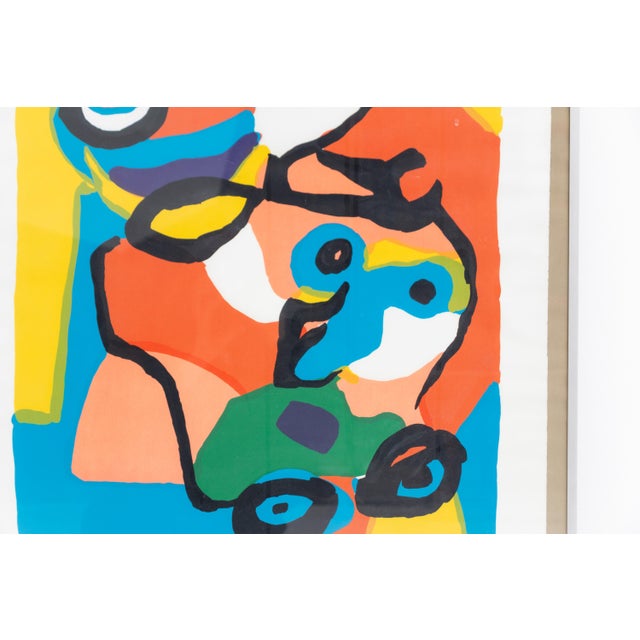 Karel Appel, Serigraph Mother and Child Numbered 34/100, 1972, Paper For Sale - Image 4 of 9