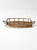 Mid 20th Century Mid-Century Hollywood Regency Brass Gallery Tray For Sale - Image 5 of 10