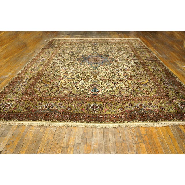 A one-of-a-kind antique Tabriz rug Tabriz is a major city in northwestern and one of the historically most important...