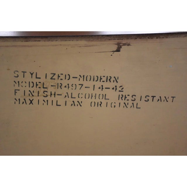 Maximilian for Karp Furniture Mahogany Mid Century Modern Dresser For Sale - Image 10 of 11