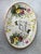 English 1990s Large Floral Oval Platter by Lilly Creek For Sale - Image 3 of 9